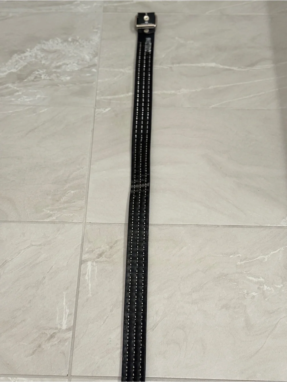 Hot Topic Black Belt with Silver Pyramid Studs 90s indie punk style